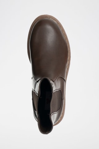 Botins Chelsea - Castanho-escuro 