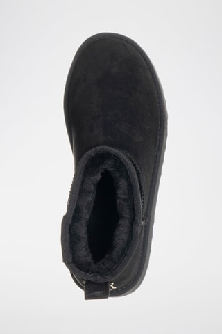 Botins forrados com plataforma - Preto - Laura Biagiotti