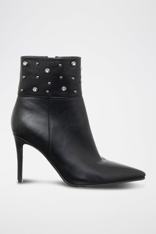Botins de couro vegan - Preto - Braccialini