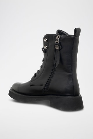 Botins de couro vegan - Preto - Braccialini