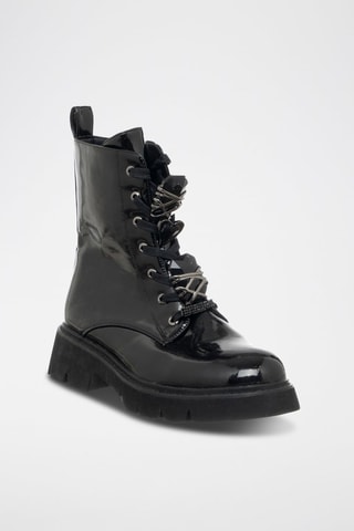 Botins de couro vegan - Preto - Braccialini