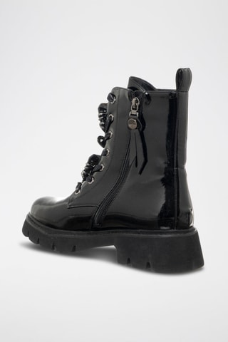Botins de couro vegan - Preto - Braccialini