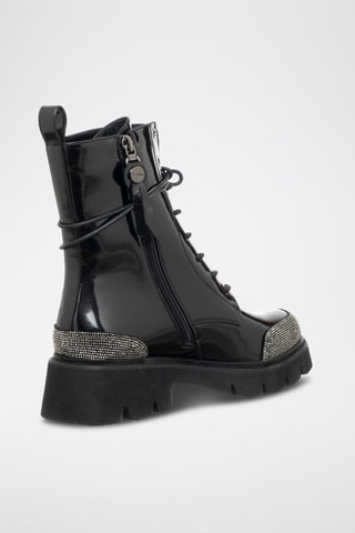 Botins de couro vegan - Preto - Braccialini