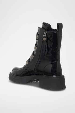 Botins de couro vegan - Preto - Braccialini