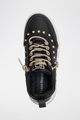 Sapatilhas com plataforma - Preto - Laura Biagiotti