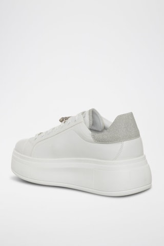 Sapatilhas com plataforma - Branco - Laura Biagiotti