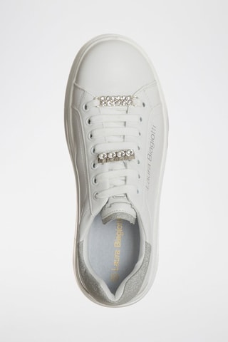 Sapatilhas com plataforma - Branco - Laura Biagiotti