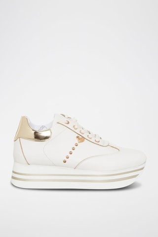 Sapatilhas com plataforma Branco - Tua By Braccialini