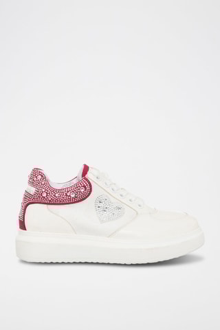 Sapatilhas com plataforma - Branco