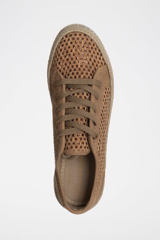 Sapatilhas com plataforma - Castanho