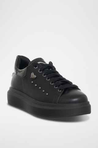 Sapatilhas com plataforma - Preto