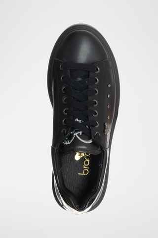 Sapatilhas com plataforma - Preto