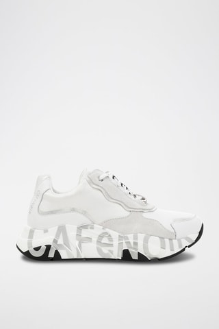 Sapatilhas em couro Branco