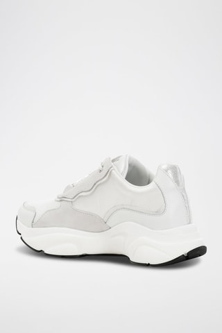 Sapatilhas em couro Branco