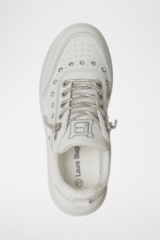 Sapatilhas com plataforma - Branco - Laura Biagiotti