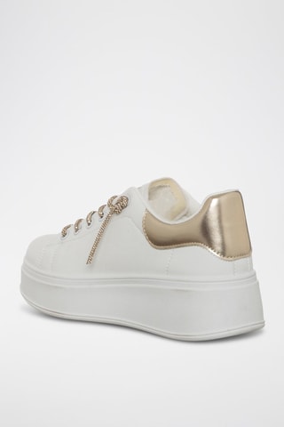 Sapatilhas com plataforma - Branco - Laura Biagiotti