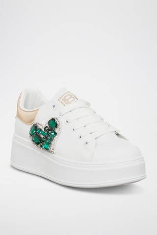 Sapatilhas com plataforma - Preto - Laura Biagiotti