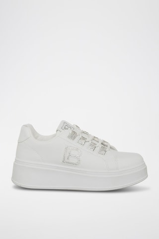 Sapatilhas com plataforma - Branco - Laura Biagiotti