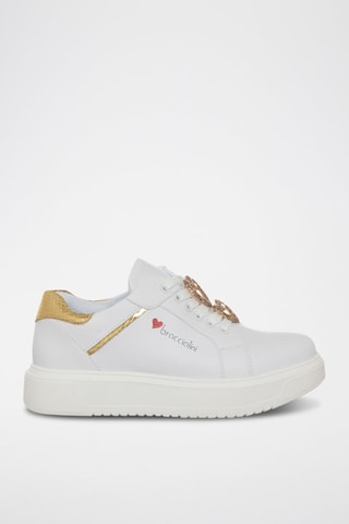 Sapatilhas com plataforma - Branco - Tua By Braccialini