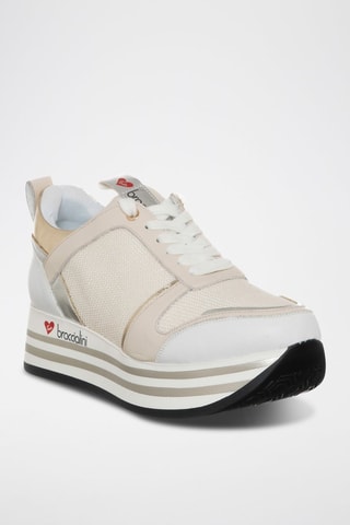 Sapatilhas com plataforma - Branco - Tua By Braccialini