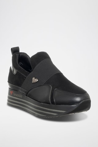 Sapatilhas com plataforma - Preto