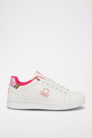 Sapatilhas Branco e rosa