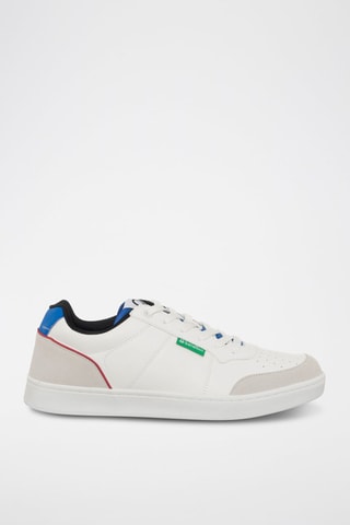 Sapatilhas Branco e bege