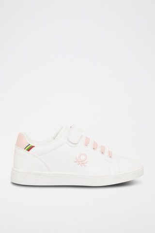 Sapatilhas Rosa e branco