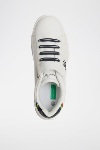 Sapatilhas Branco e azul-marinho