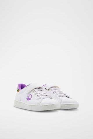 Sapatilhas Branco e violeta