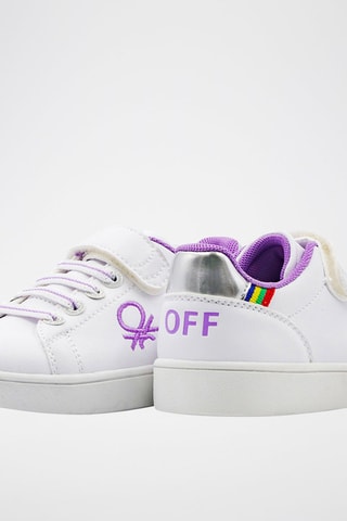 Sapatilhas Branco e violeta