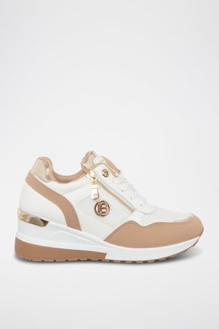 Sapatilhas com cunha - Castanho-claro - Laura Biagiotti