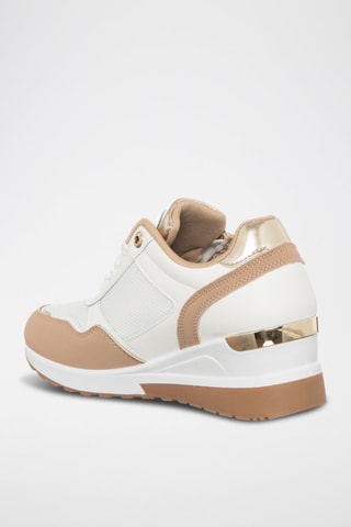 Sapatilhas com cunha - Castanho-claro - Laura Biagiotti