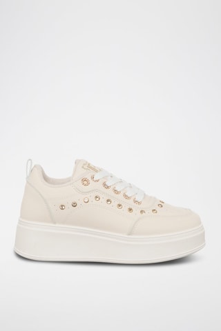 Sapatilhas com plataforma - Marfim - Laura Biagiotti