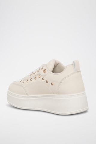 Sapatilhas com plataforma - Marfim - Laura Biagiotti