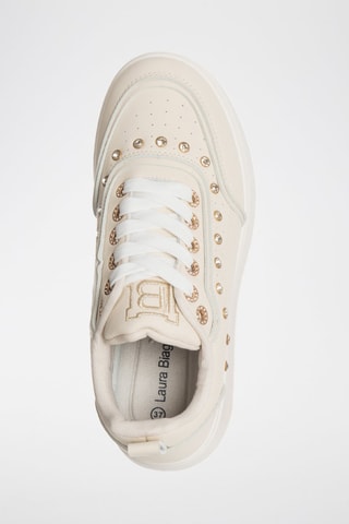 Sapatilhas com plataforma - Marfim - Laura Biagiotti