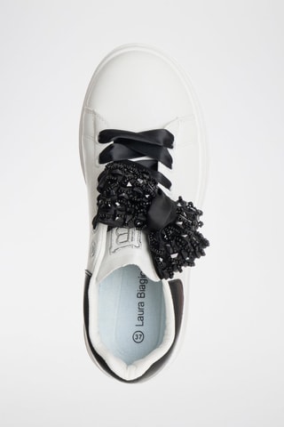 Sapatilhas com plataforma - Branco - Laura Biagiotti