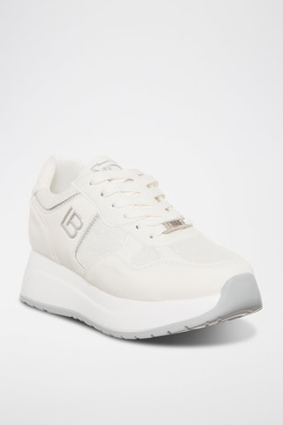 Sapatilhas com plataforma - Branco - Laura Biagiotti