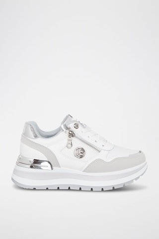 Sapatilhas com plataforma - Branco - Laura Biagiotti