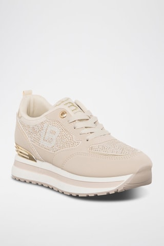 Sapatilhas com plataforma - Marfim - Laura Biagiotti