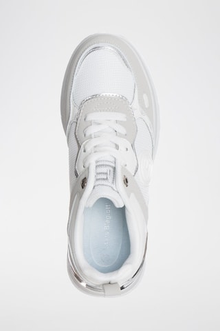 Sapatilhas com plataforma - Branco e cinzento-claro - Laura Biagiotti