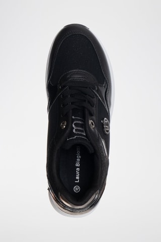 Sapatilhas com cunha - Preto - Laura Biagiotti