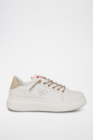 Sapatilhas com plataforma - Branco - Tua by Braccialini