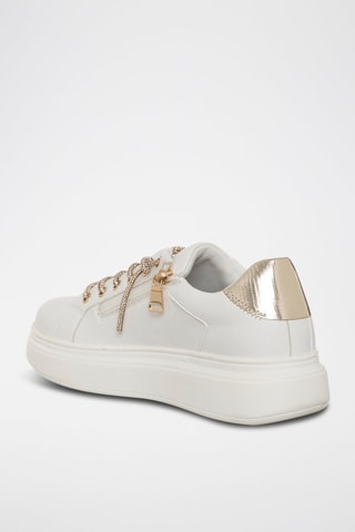 Sapatilhas com plataforma - Branco - Tua by Braccialini