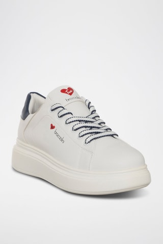 Sapatilhas com plataforma - Branco - Tua by Braccialini