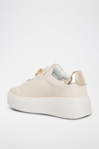 Sapatilhas com plataforma - Marfim - Tua by Braccialini