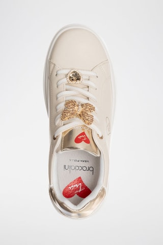 Sapatilhas com plataforma - Marfim - Tua by Braccialini