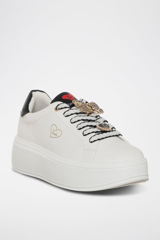 Sapatilhas com plataforma - Branco - Tua by Braccialini