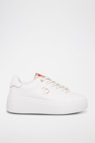 Sapatilhas com plataforma - Branco - Tua by Braccialini