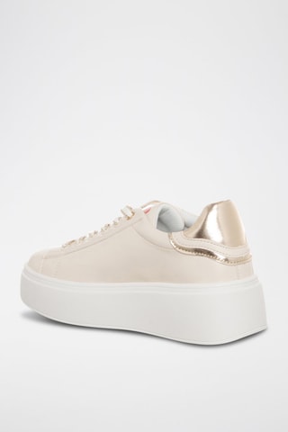 Sapatilhas com plataforma - Marfim - Tua by Braccialini